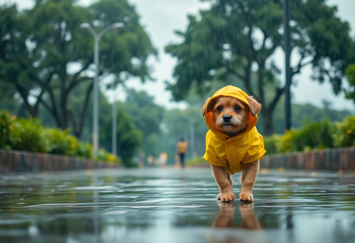Why Does Your Dog Need a Raincoat During Monsoon Walks?